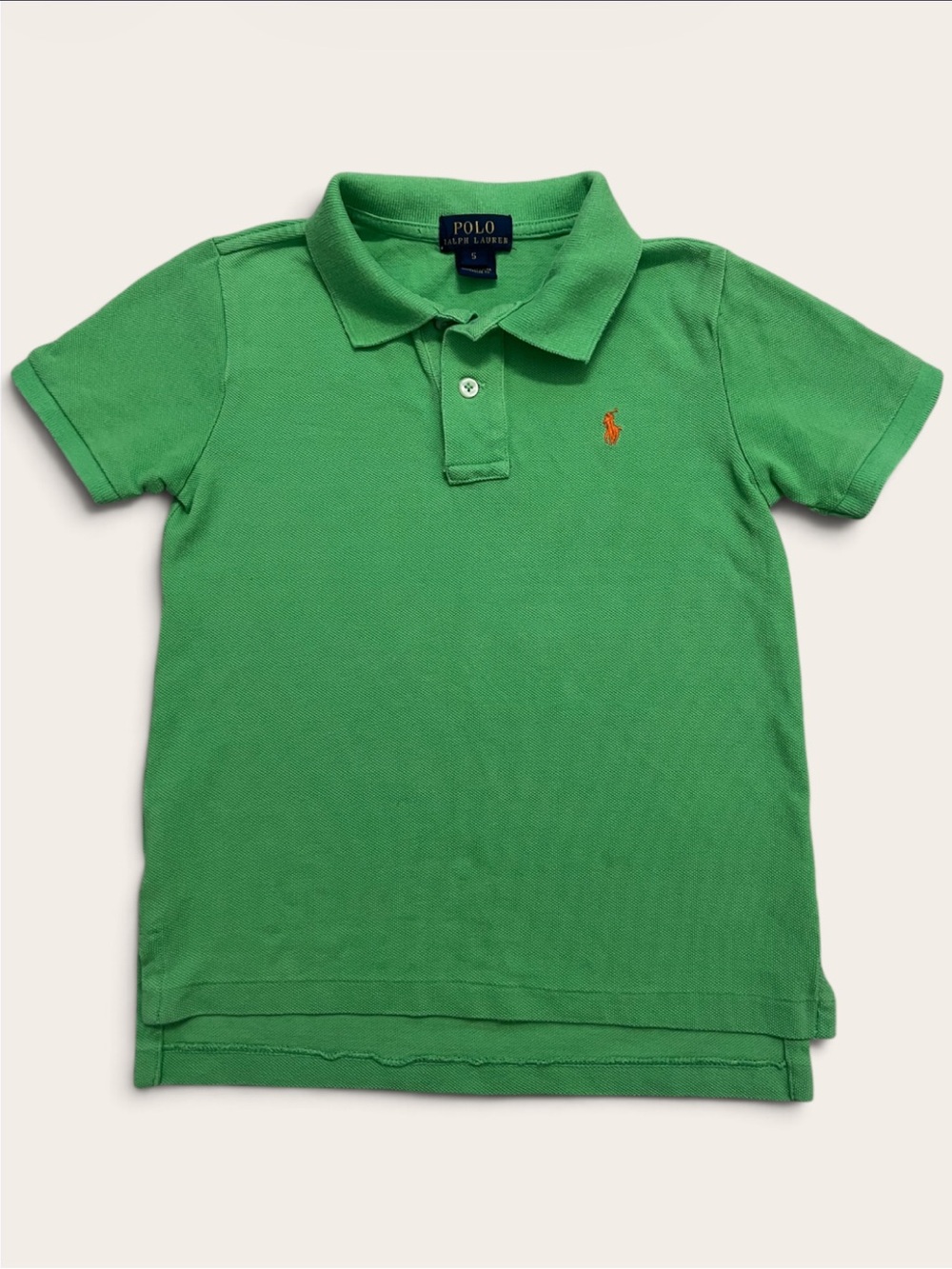 Polo Ralph Lauren Boys Classic Pique Polo Shirt Size 5